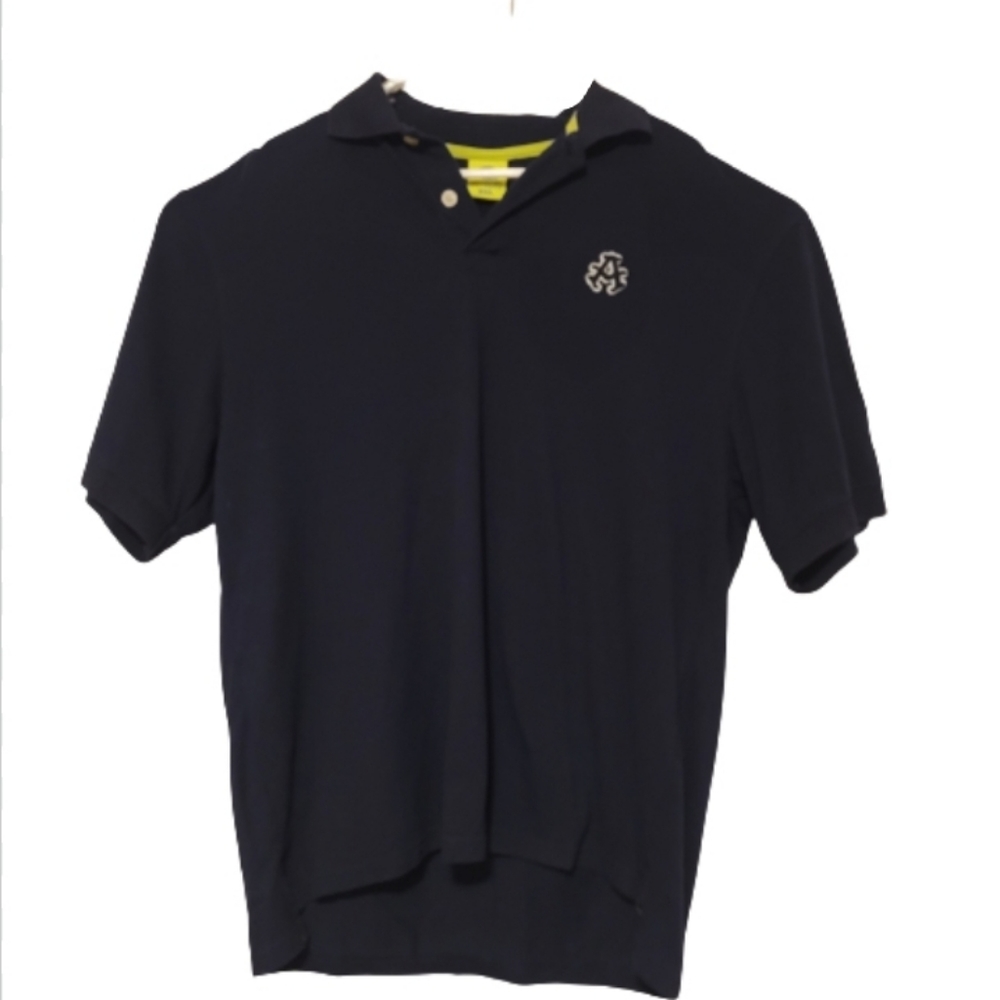 Akademiks navy blue pole shirt